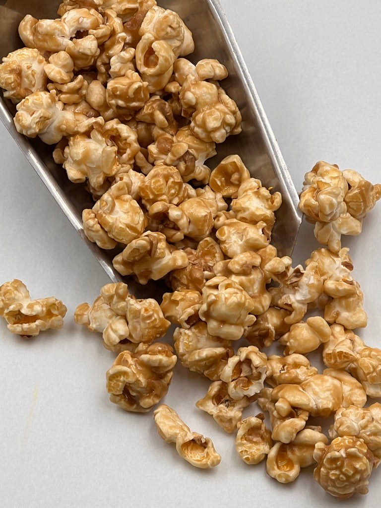 Closeup of caramel popcorn